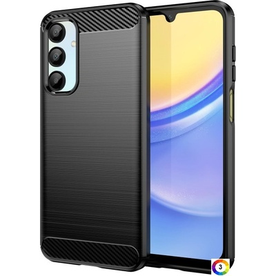 Samsung Galaxy A16 5G / A16 4G Удароустойчив Carbon Fiber Калъф и Протектор