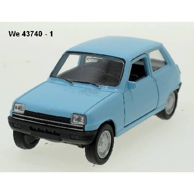 Welly Renault 5 light modré code 43740 modely aut 1:34