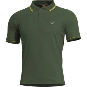 Pentagon поло Aniketos Stripes, SpringBok зелена (K09011-STR-83)