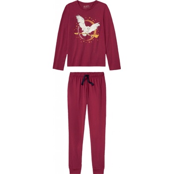 Dievčenské pyžamo Harry Potter červené