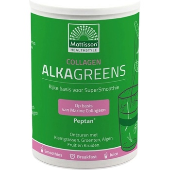 Image 1 of Mattisson Healthstyle Marine Collagen Alka Greens [300 грама]