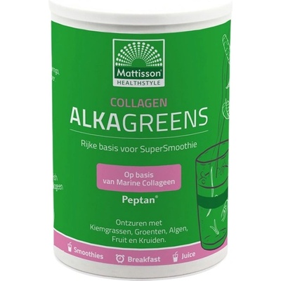 Mattisson Healthstyle Marine Collagen Alka Greens [300 грама]