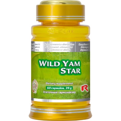 Starlife WILD Yam Star pre vitalizáciu a omladenie organizmu s protinádorovými účinkami 60 kapsúl