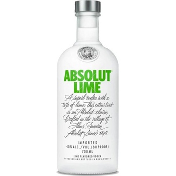 Absolut Lime 40% 1 l (holá láhev)