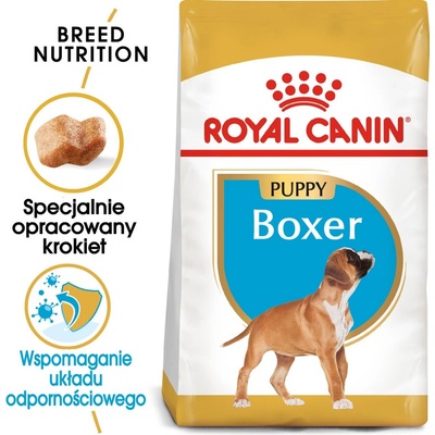 Royal Canin Boxer Puppy 12 кг суха храна за кученца до 15 месеца, порода боксер