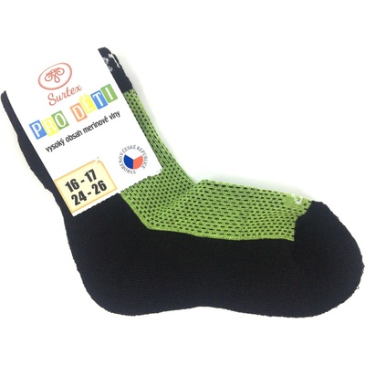 Surtex ponožky 70% Merino zelené