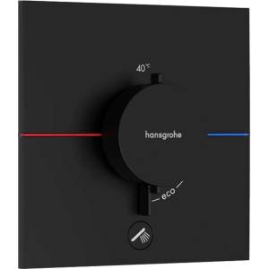 Hansgrohe ShowerSelect Comfort - Термостатичен смесител за вграждане, матово черно 15575670 (15575670)