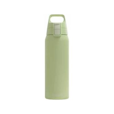 SIGG - Insulated drinking bottle - Thermos bottle Shield Therm One Eco Green carbonated drinks - Leak-proof - Dishwasher safe - BPA-free - 90% recycled stainless steel - Light green - 0.75L - 6021.00