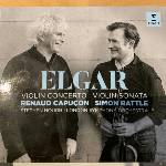 Warner Rattle Sir Simon: Renaud Capuçon, Stephen Hough: The London Symphony Orchestra: Elgar Violin Concerto: Violin Sonata - CD (049760)