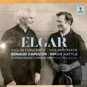Warner Rattle Sir Simon: Renaud Capuçon, Stephen Hough: The London Symphony Orchestra: Elgar Violin Concerto: Violin Sonata - CD (049760)