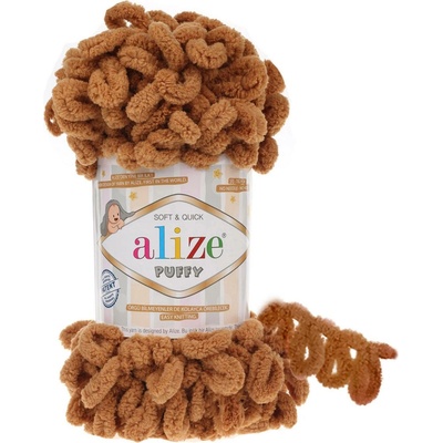 Alize příze Puffy 179 světlá skořicová