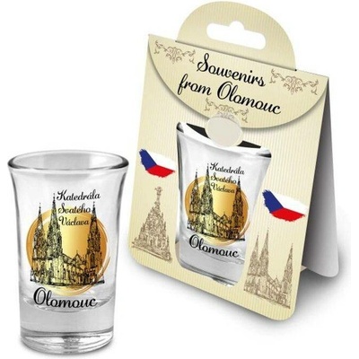 LAV panák OLOMOUC KATEDRÁLA SV. VÁCA DB sklo 35 ml