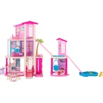 Mattel Къща за кукли Barbie - Dreamhouse, с 2 басейна, 2 пързалки и аксесоари, 65 части (JKG84)