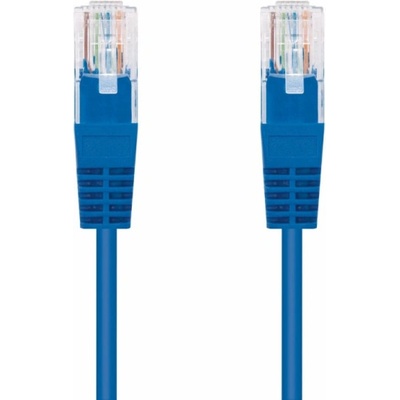 C-Tech CB-PP5-025B patch, Cat5e, UTP, 0,25m, modrý