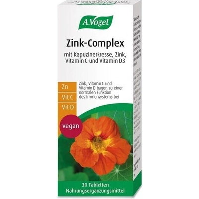 A.Vogel Хранителна добавка Цинк, A. Vogel Zink-Complex 30 tablets