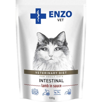 Enzo Vet Intestinal s jahňacím v omáčke 100 g