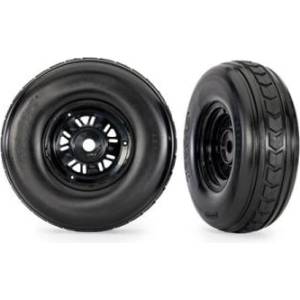 Traxxas колело 3.2/4.9", диск Sand Car черен, гума (предна) (чифт)