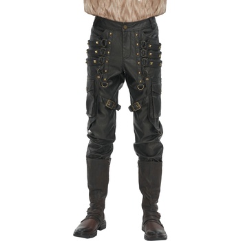 Devil fashion мъжки панталон DEVIL FASHION - Brown Steampunk- PT24402
