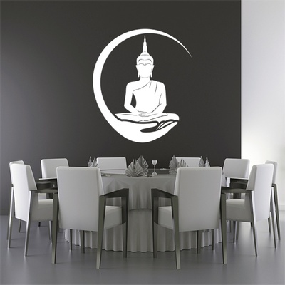 SABLIO Samolepka na zeď Thajský buddha, rozměry 52x60 cm – Sleviste.cz