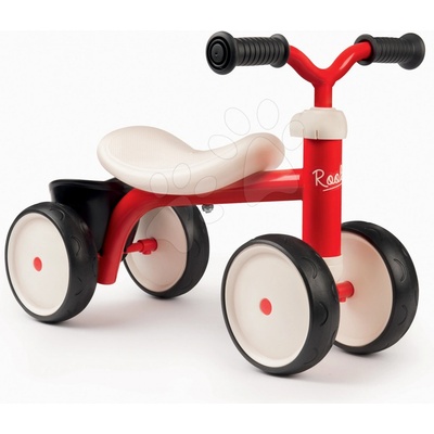 Smoby Rookie s kovovou konštrukciou a točiacimi riadidlami červené