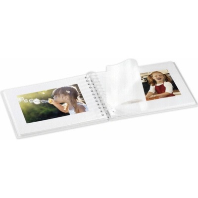 Hama Glam spirál. ruzová 24x17 50 bílých stran 2591