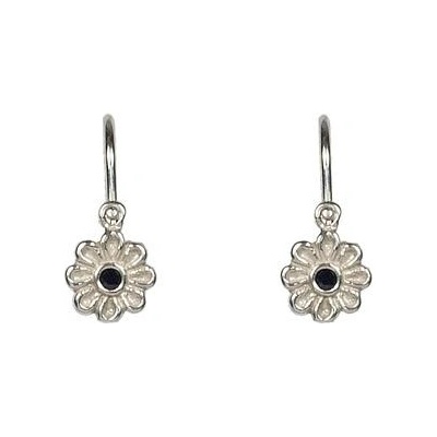 INFINITYSILVER Stříbrné dětské náušnice kytičky NATÁLKA 001751201443