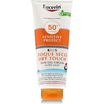 Eucerin Sun Kids Sensitive Protect Dry Touch Gel-Cream SPF50+ лек слънцезащитен гел за чувствителна кожа 400 ml