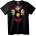 NOONEBRAND Тениска Iron Man Герои - XL, Black