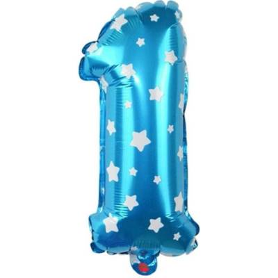 Grabo Balónek fóliový číslo 1 modrý 102 cm