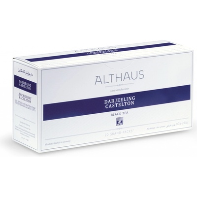 Althaus Čaj černý Darjeeling Castelton Grand Packs 20 x 4 g
