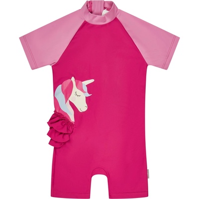 Sterntaler Детски цял бански от ликра (UV защита) Sterntaler Kids' Swimsuit Unicorn Lycra - Purpur - размер 92 (EU) (750-2696-0112)