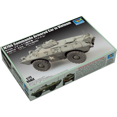 Trumpeter M706 Commando Armored Car in Vietnam 1:72