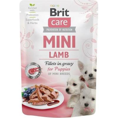 Brit Care Mini jehněčí filety v omáčce pro štěňata 85 g