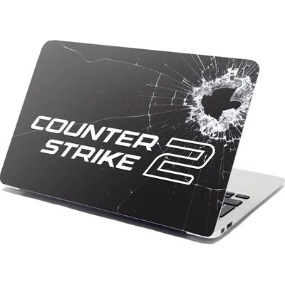 Sablio Samolepka na notebook Counter Strike 2 Průstřel - 29x20 cm