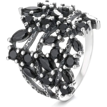 Silenti Jewelry Сребърен пръстен "Цвят" - 10 - 62 мм (19.7мм диам. )