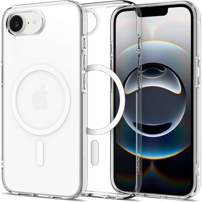 Spigen Тънък силиконов (TPU) калъф с MagSafe за iPhone 16e, iPhone 17e - Spigen Liquid Crystal MagSafe Case (прозрачен) (ACS09150)