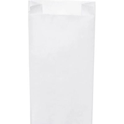 Svačinové papírové sáčky bílé 1 kg (12+5 x 24 cm) [1000 ks] (71010)