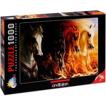 Anatolian Пъзел Anatolian от 1000 части - Четирите коня на Апокалипсиса, Шарлен Линдског-Осорио (P3116)