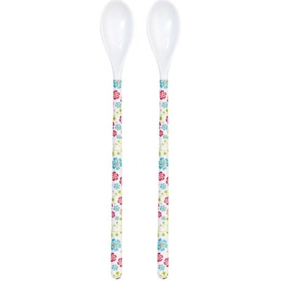 Saro Baby lžičky Ultra Long 2 ks Flowers