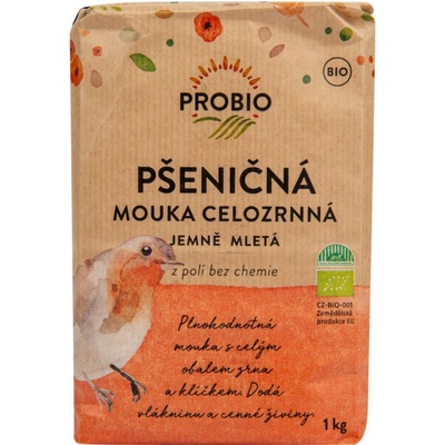 Probio Mouka pšeničná celozrnná jemná 1000 g