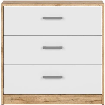 Image 1 of Black Red White Скрин с три чекмеджета Matos KOM3S