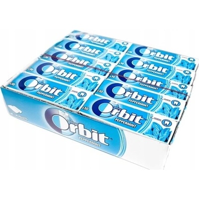 Wrigley's Orbit Peppermint bez cukru 10 14 g – Zboží Dáma