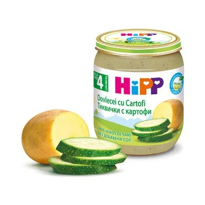 Hipp пюре БИО Тиквички с картофи - 125 г