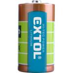 Extol 1 батерия, литиево-йонна, 3V, размер: CR123A; 1600mAh, в блистера