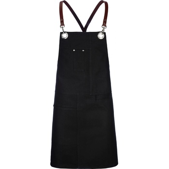 EXNER Предна престилка Canvas Black с модерна визия и функционални елементи (4830920)