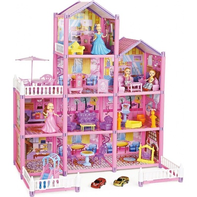 Woopie Domeček pro panenky Mega Villa LOVELY HOUSE 194 el. – Zboží Dáma