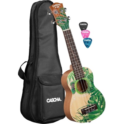 Cascha HH 2602 Art Series Leafy Сопрано укулеле (HH 2602)