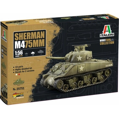 Italeri M4 Sherman 75mm 1:56