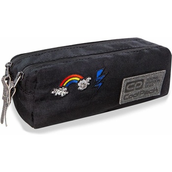 COOLPACK Ученически несесер CoolPack Edge Sparkling Badges Black (B69084)