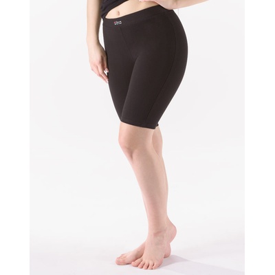 Gina dámské legíny kratší krátké šité klasické jednobarevné 93019P černá